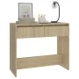 Sonoma oak plywood console table 89x41x76.5 cm by vidaXL, Side tables - Ref: Foro24-809569, Price: 55,72 €, Discount: %