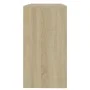 Sonoma oak plywood console table 89x41x76.5 cm by vidaXL, Side tables - Ref: Foro24-809569, Price: 55,72 €, Discount: %