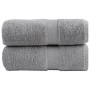 Toallas de invitados SOLUND 2 uds gris 30x50 cm 600 gsm de , Toallas - Ref: Foro24-137302, Precio: 12,27 €, Descuento: -5%%