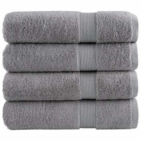 Toallas de ducha SOLUND 4 unidades gris 70x140 cm 600 gsm de , Toallas - Ref: Foro24-137309, Precio: 52,49 €, Descuento: %