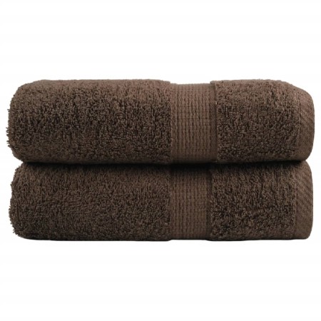 Toallas de invitados SOLUND 2 uds marrón 30x50 cm 600 gsm de , Toallas - Ref: Foro24-137230, Precio: 12,08 €, Descuento: %