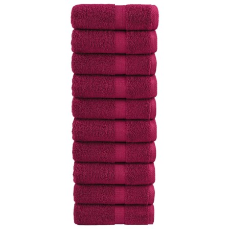 Toallas SOLUND 10 unidades burdeos 30x30 cm 600 gsm de , Toallas - Ref: Foro24-137205, Precio: 19,07 €, Descuento: %