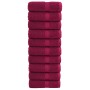 Toallas SOLUND 10 unidades burdeos 30x30 cm 600 gsm de , Toallas - Ref: Foro24-137205, Precio: 19,07 €, Descuento: %