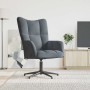 Sillón de relax de terciopelo gris oscuro en Sillones | Comprar online en Foru.es