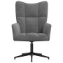 Sillón de relax de terciopelo gris oscuro en Sillones | Comprar online en Foru.es
