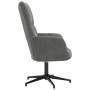 Sillón de relax de terciopelo gris oscuro en Sillones | Comprar online en Foru.es
