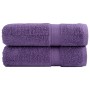 Toallas de ducha SOLUND 2 unidades morado 70x140 cm 600 gsm de , Toallas - Ref: Foro24-137356, Precio: 30,00 €, Descuento: %