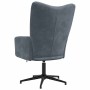 Sillón de relax de terciopelo gris oscuro en Sillones | Comprar online en Foru.es
