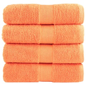 Toallas de invitados SOLUND 4 uds naranja 30x50 cm 600 gsm de , Toallas - Ref: Foro24-137375, Precio: 16,13 €, Descuento: -5%%