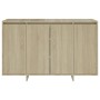 Aparador de madera contrachapada roble Sonoma 120x41x75 cm de vidaXL, Aparadores - Ref: Foro24-809605, Precio: 141,52 €, Desc...