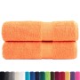 Toallas de ducha SOLUND 2 unidades naranja 70x140 cm 600 gsm de , Toallas - Ref: Foro24-137380, Precio: 32,02 €, Descuento: -5%%