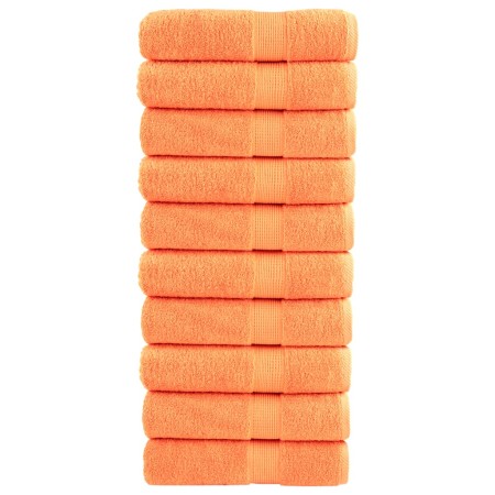 Toallas de ducha SOLUND 10 unidades naranja 70x140 cm 600 gsm de , Toallas - Ref: Foro24-137382, Precio: 122,56 €, Descuento:...