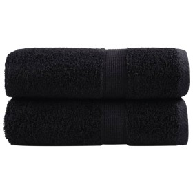 Toallas SOLUND 2 unidades negro 30x30 cm 600 gsm de , Toallas - Ref: Foro24-137419, Precio: 10,60 €, Descuento: %