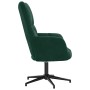 Sillón de relax de terciopelo verde oscuro en Sillones | Comprar online en Foru.es