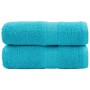 Toallas de invitados SOLUND 2 uds turquesa 30x50 cm 600 gsm de , Toallas - Ref: Foro24-137446, Precio: 14,06 €, Descuento: %