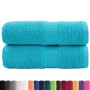 Toallas de invitados SOLUND 2 uds turquesa 30x50 cm 600 gsm de , Toallas - Ref: Foro24-137446, Precio: 14,06 €, Descuento: %