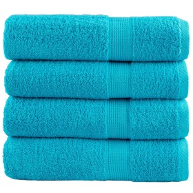 Toallas de mano SOLUND 4 unidades turquesa 50x100 cm 600 gsm de , Toallas - Ref: Foro24-137450, Precio: 28,04 €, Descuento: %