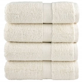 Toallas de invitados SOLUND 4 uds crema 30x50 cm 600 gsm de , Toallas - Ref: Foro24-137471, Precio: 15,55 €, Descuento: %