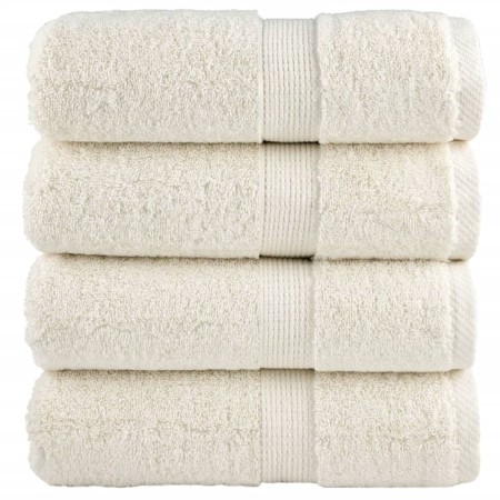 Toallas de invitados SOLUND 4 uds crema 30x50 cm 600 gsm de , Toallas - Ref: Foro24-137471, Precio: 15,55 €, Descuento: %