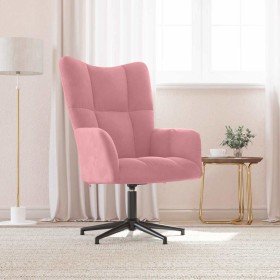 Sillón de relax de terciopelo rosa en Sillones | Comprar online en Foru.es