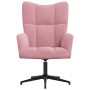 Sillón de relax de terciopelo rosa en Sillones | Comprar online en Foru.es