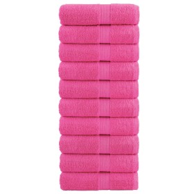Toallas de invitados SOLUND 10 uds rosa 30x50 cm 600 gsm de , Toallas - Ref: Foro24-137520, Precio: 26,54 €, Descuento: -5%%