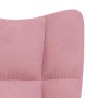 Sillón de relax de terciopelo rosa en Sillones | Comprar online en Foru.es