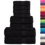 Juego de toallas premium SOLUND 8 unidades negro 600 gsm de , Toallas - Ref: Foro24-137548, Precio: 54,18 €, Descuento: -5%%