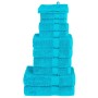 Juego de toallas premium SOLUND 12 unidades turquesa 600 gsm de , Toallas - Ref: Foro24-137583, Precio: 63,54 €, Descuento: %