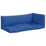 Cojines para sofá de palets 3 unidades tela azul de , Cojines para sillas y sofás - Ref: Foro24-360954, Precio: 87,10 €, Desc...