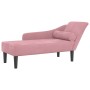 Sofá diván con cojines terciopelo rosa de , Divanes - Ref: Foro24-4007591, Precio: 165,21 €, Descuento: %