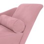 Sofá diván con cojines terciopelo rosa de , Divanes - Ref: Foro24-4007591, Precio: 165,21 €, Descuento: %