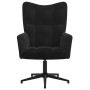 Sillón de relax de terciopelo negro en Sillones | Comprar online en Foru.es