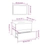 Set de muebles de baño madera contrachapada color roble ahumado de , Muebles de baño - Ref: Foro24-3152873, Precio: 191,70 €,...