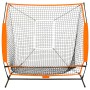 Red de práctica multideporte beisbol negra 174x76x158,5 cm de vidaXL, Béisbol y sóftbol - Ref: Foro24-93362, Precio: 84,46 €,...