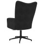 Sillón de relax de terciopelo negro en Sillones | Comprar online en Foru.es