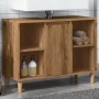 Mueble de baño madera de ingeniería roble artisian 80x33x60 cm de , Tocadores de baño - Ref: Foro24-857134, Precio: 73,62 €, ...
