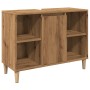 Mueble de baño madera de ingeniería roble artisian 80x33x60 cm de , Tocadores de baño - Ref: Foro24-857134, Precio: 73,62 €, ...