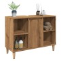 Mueble de baño madera de ingeniería roble artisian 80x33x60 cm de , Tocadores de baño - Ref: Foro24-857134, Precio: 73,62 €, ...