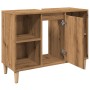 Mueble de baño madera de ingeniería roble artisian 80x33x60 cm de , Tocadores de baño - Ref: Foro24-857134, Precio: 73,62 €, ...