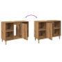 Mueble de baño madera de ingeniería roble artisian 80x33x60 cm de , Tocadores de baño - Ref: Foro24-857134, Precio: 73,62 €, ...