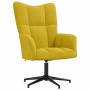 Sillón de relax de terciopelo amarillo mostaza en Sillones | Comprar online en Foru.es
