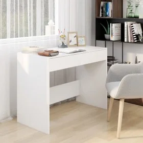 Escritorio de madera contrachapada blanco 101x50x76,5 cm de vidaXL, Escritorios - Ref: Foro24-809557, Precio: 80,21 €, Descue...