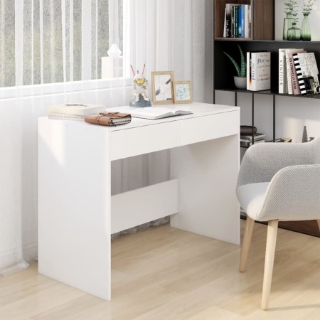 Escritorio de madera contrachapada blanco 101x50x76,5 cm de vidaXL, Escritorios - Ref: Foro24-809557, Precio: 82,61 €, Descue...