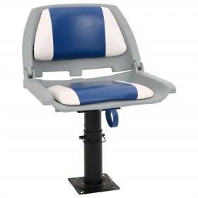 Asientos plegables de barco 2 uds azul y blanco 48x51x41 cm de , Piezas para veleros - Ref: Foro24-3284280, Precio: 114,45 €,...