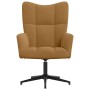 Sillón de relax de terciopelo marrón en Sillones | Comprar online en Foru.es