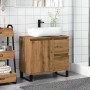 Mueble de lavabo madera de ingeniería roble artisan 65x33x60 cm de , Muebles de baño - Ref: Foro24-857230, Precio: 98,48 €, D...
