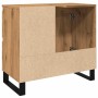 Mueble de lavabo madera de ingeniería roble artisan 65x33x60 cm de , Muebles de baño - Ref: Foro24-857230, Precio: 98,48 €, D...