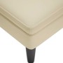 Tumbona con almohada y reposabrazo derecho tela crema de , Divanes - Ref: Foro24-4009769, Precio: 149,44 €, Descuento: %