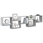 Estante cubo de pared 5 compartimentos madera gris Sonoma de , Estantes y estanterías - Ref: Foro24-860000, Precio: 50,87 €, ...
